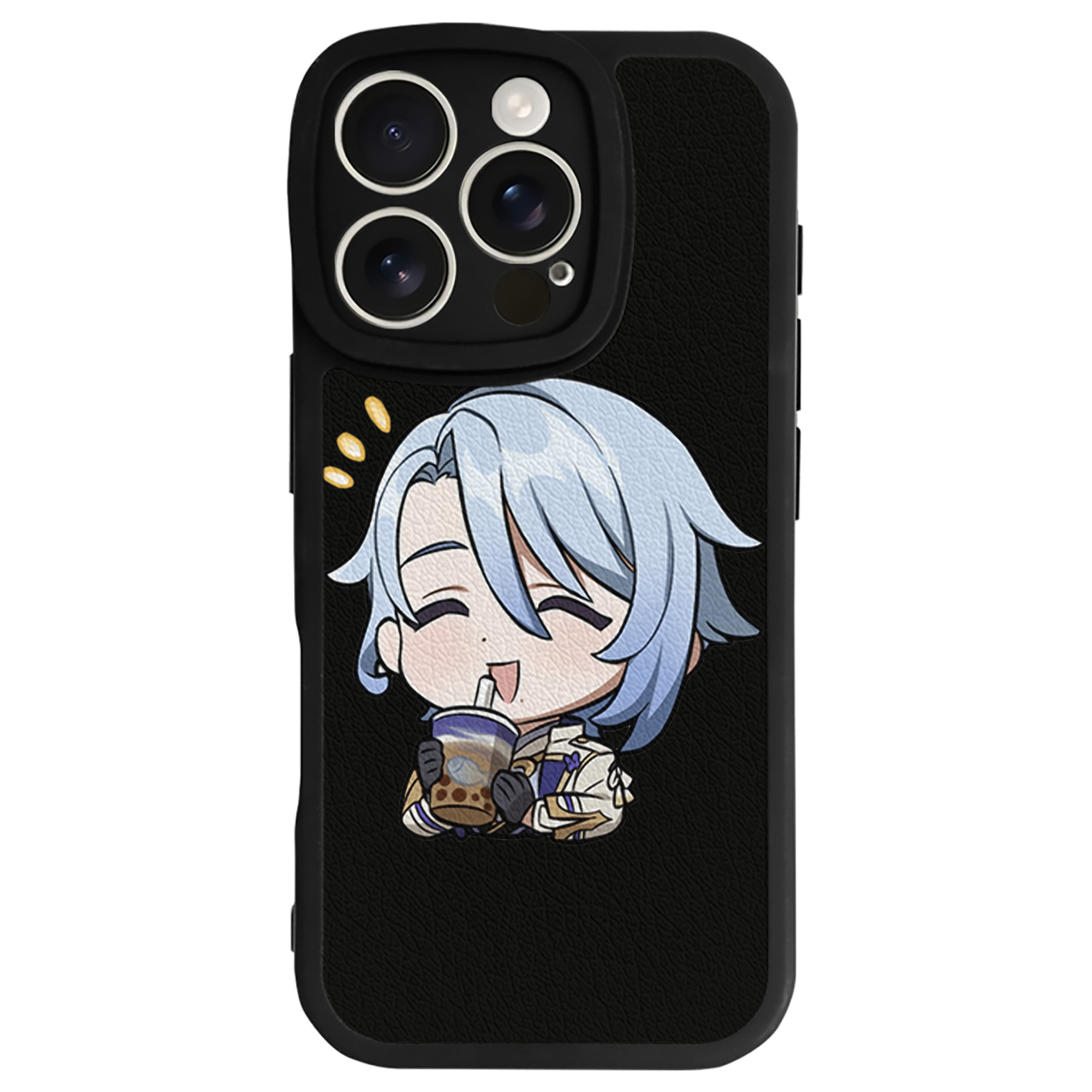 げんし神 神里綾人 かみさとあやと genshin Kamisato Ayato 【iPhone 16シリーズ対応】シリコンスマホケース（レザー調） 材質：シリコン